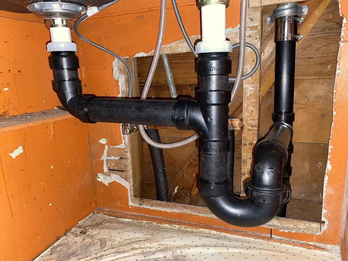 Professional Garbage Disposal Repair equipment and tools on the job in Travis Ranch